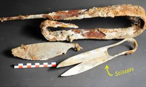 Celtic Grave Found With 2,300-Year-Old Scissors and ‘Folded’ Sword During Excavation in Germany