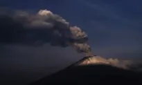 Volcano Rumbles Near Mexico City, Coating Towns With Ash, Disrupting Flights