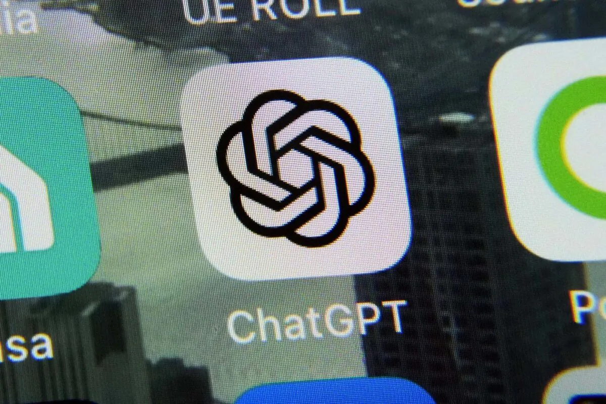 The ChatGPT app is displayed on an iPhone in New York, May 18, 2023. (The Canadian Press/AP, Richard Drew)
