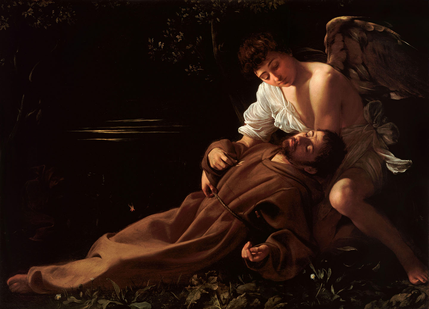 Saint Francis Of Assisi In Ecstasy Caravaggio C 1595