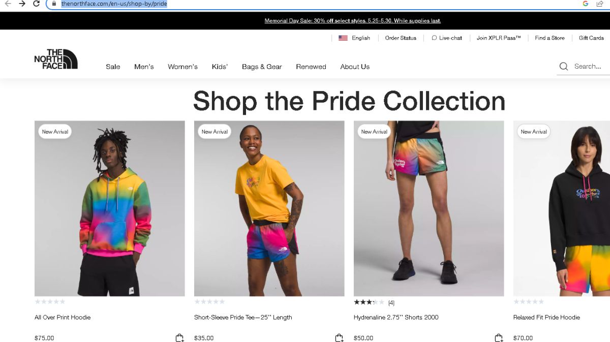 Calls for Boycott of North Face Grow After Company Uses Drag Queen in Ads - Vimarsana News