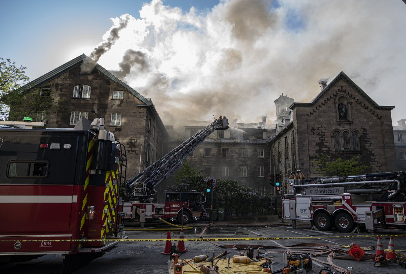 Firefighters Stamp out Montreal Heritage Building Blaze 42 Hours After It Ignited - Vimarsana News