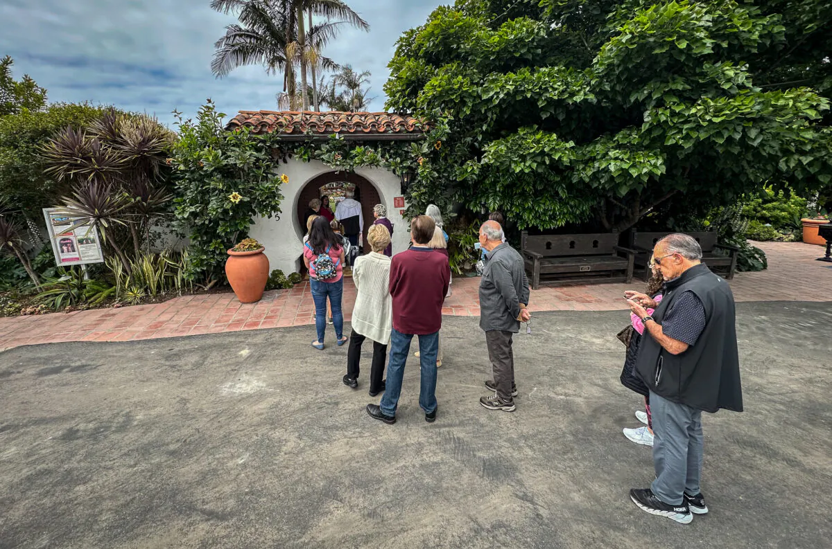Casa Romantica reopens to the public after landslide damage in San Clemente, Calif., on May 26, 2023. (John Fredricks/The Epoch Times)