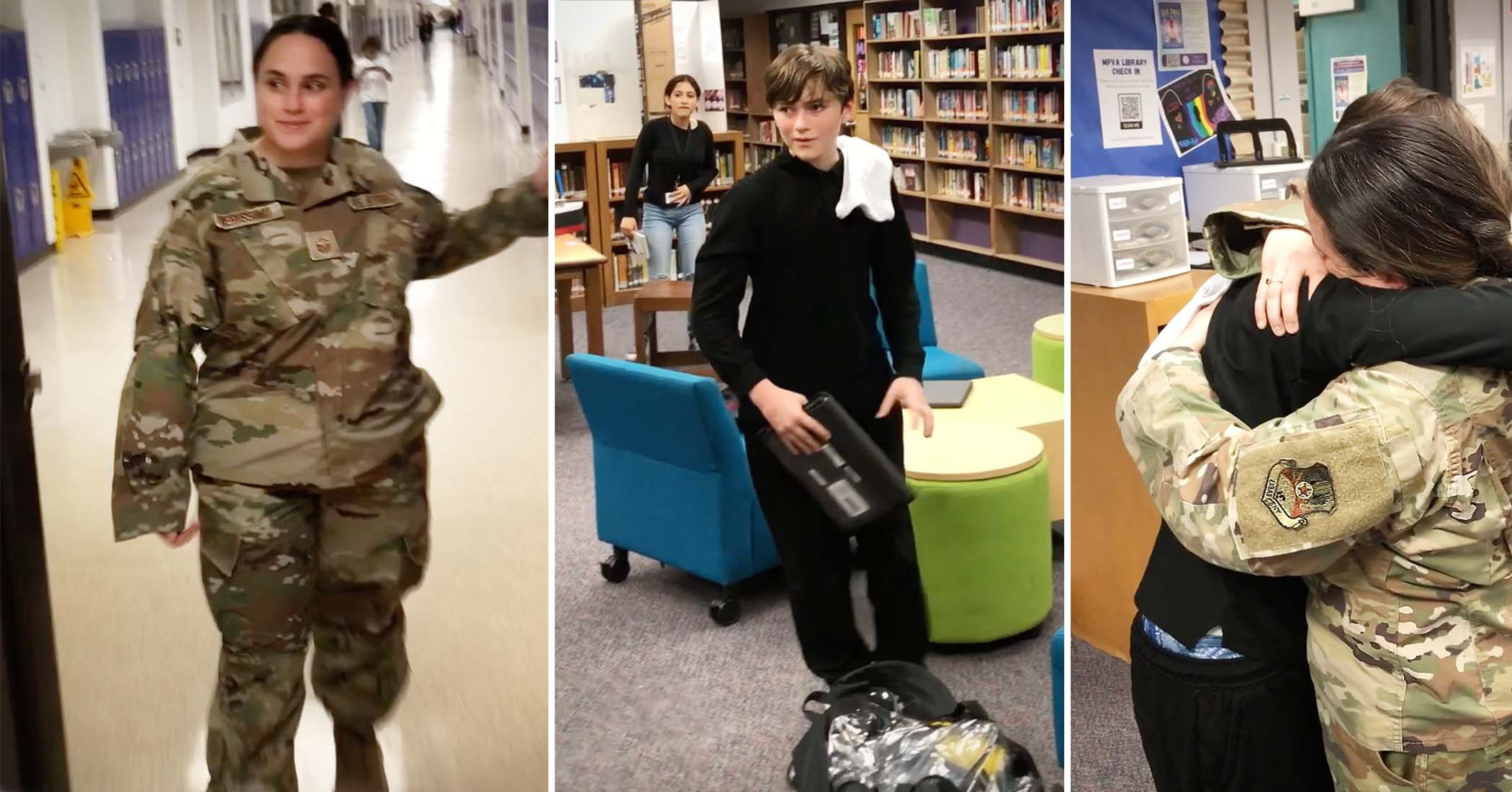 NextImg:Video captures moment military mom returns home, surprises son—watch their heart-rending reunion