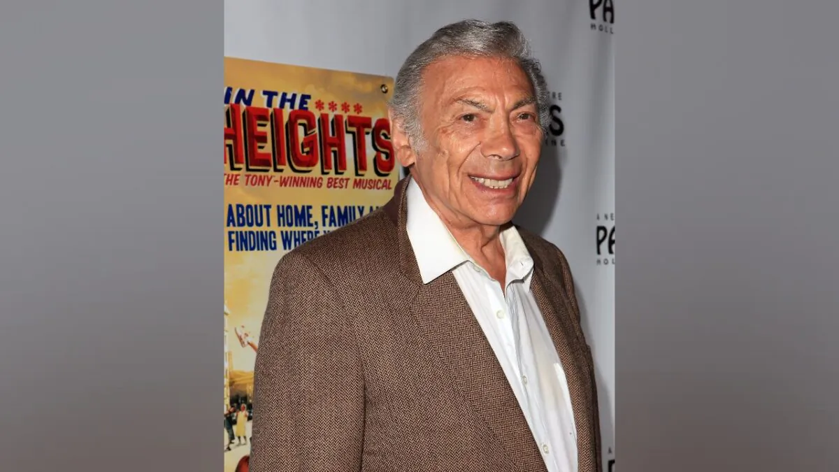 Actor Ed Ames arrives at the opening night of "In The Heights" at the Pantages Theatre in Hollywood, Calif., on June 23, 2010. (Chelsea Lauren/Getty Images for the Pantages Theatre)