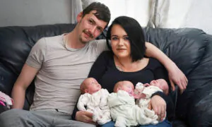 ‘It’s Absolutely Amazing’: Couple Beat ‘One in 200 Million’ Odds by Giving Birth to Identical Triplets