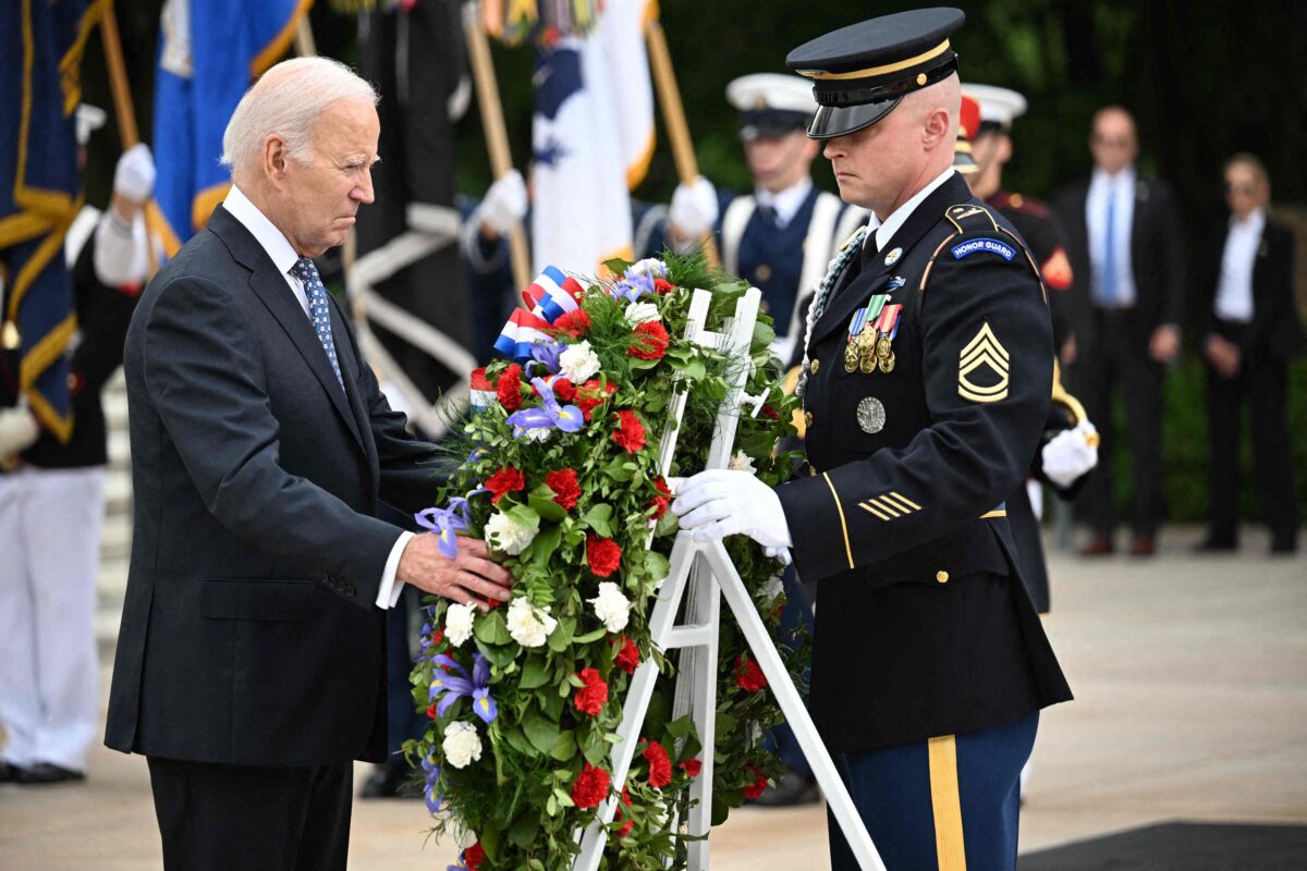 Biden pays tribute to fallen heroes on Memorial Day.