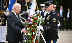 Biden Marks Memorial Day With Visit to Arlington National Cemetery