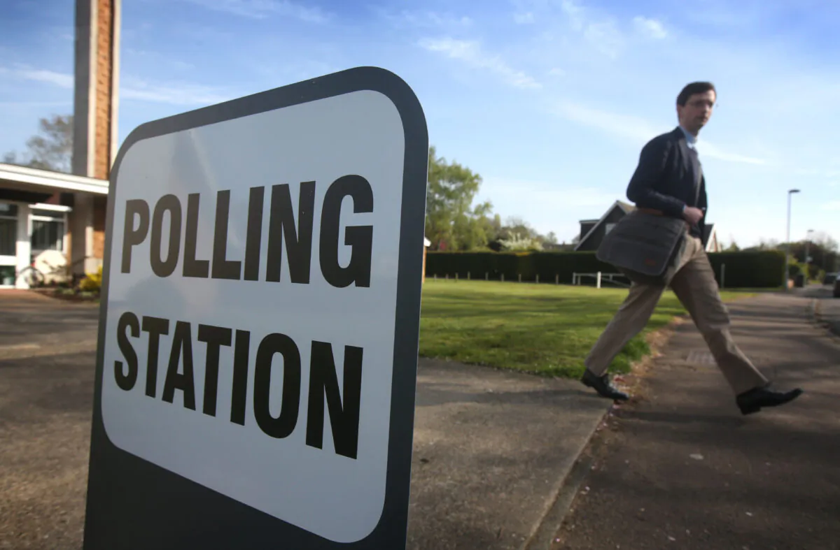 Voting opens in the local election in Norwich, United Kingdom, on May 4, 2023. (Martin Pope/Getty Images)