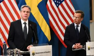 Blinken Holds Press Conference With Swedish Prime Minister