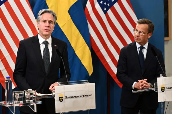 Blinken Holds Press Conference With Swedish Prime Minister