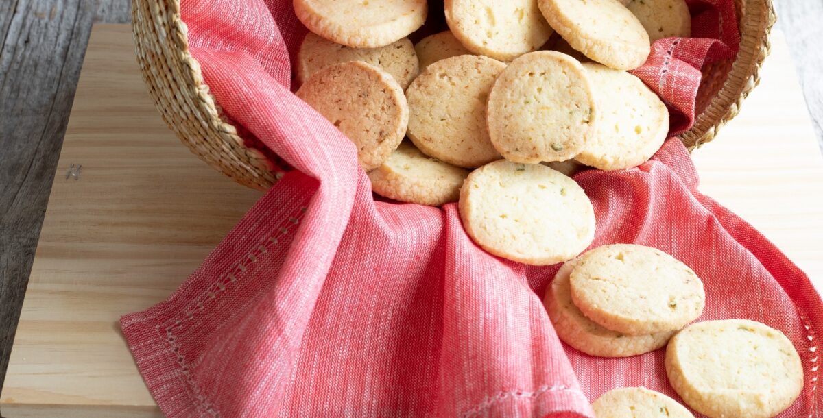 NextImg:Orange and Sage Scented Shortbread Biscuits