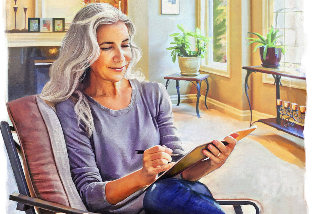 In this suggested exercise, writing a letter to your grandchildren (real or imaginary) encourages you to reflect on your life, draw meaning from it, and pass on some wisdom—to yourself as well as to your grandchildren. (Biba Kayewich)