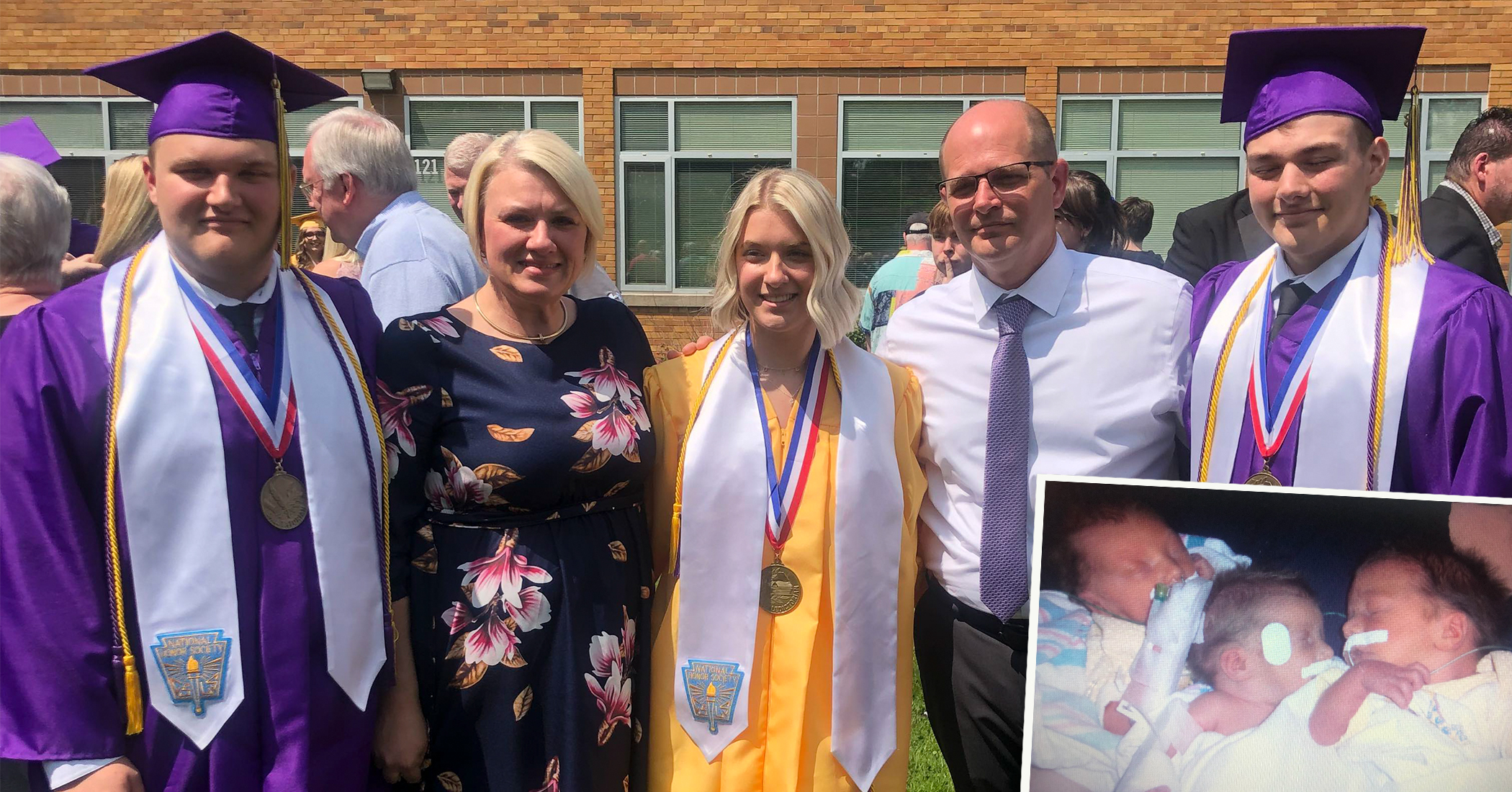 ‘Our Biggest Blessing, Our Greatest Reward’ Premature Triplets