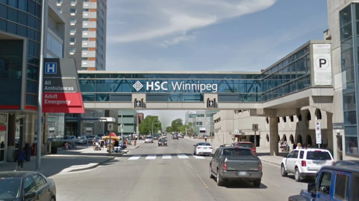 The Health Sciences Centre in Winnipeg, in June 2019. (Google Maps/Screenshot via The Epoch Times)