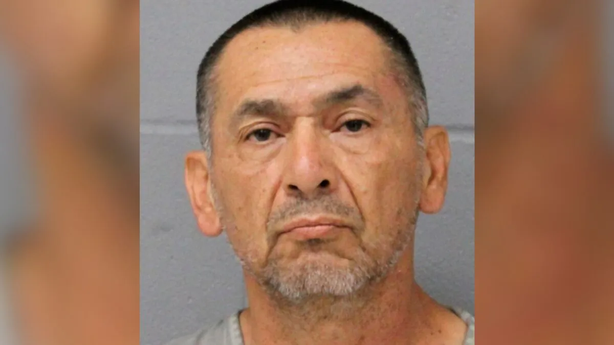 Raul Meza Jr. in a booking photo. (Austin Police Department via AP)