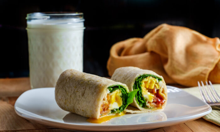 Scrambled Egg Tortilla Wrap (Recipe)