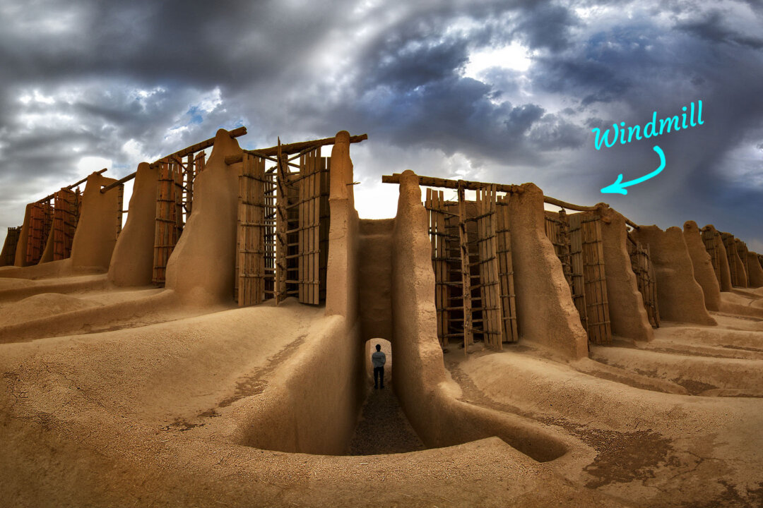 These Ancient Windmills Were Built Over 1,000 Years Ago From Mud, Clay ...