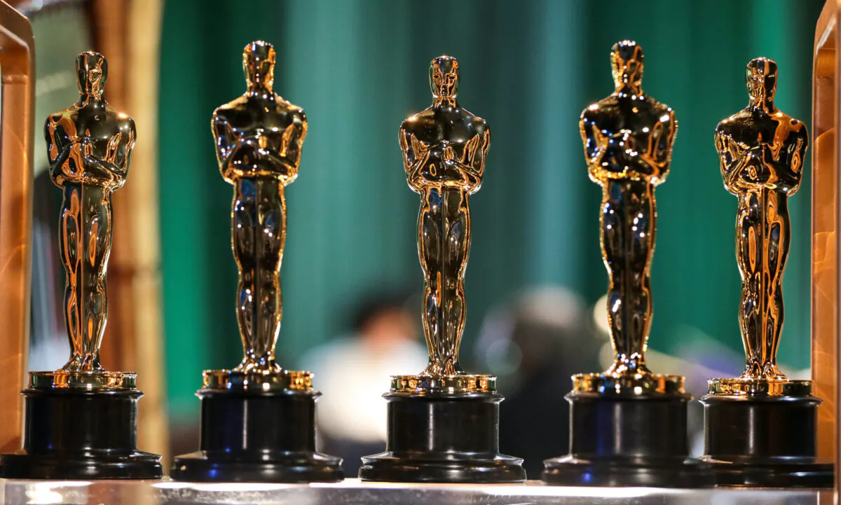 Oscar statuettes are seen backstage during the 95th Annual Academy Awards in Hollywood, Calif., on March 12, 2023. (Al Seib/A.M.P.A.S. via Getty Images)