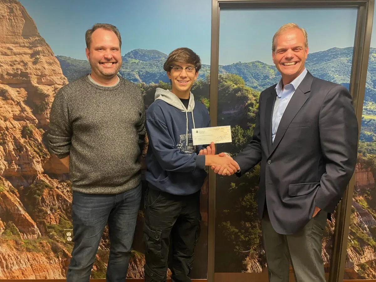 Newport Beach resident Ryan Honary, 15, receives funding from Irvine Ranch Conservancy for his company, Sensory AI, to develop environmental hazard sensory technologies, partnering with the Orange County Fire Authority. (Courtesy of SensoryAI)