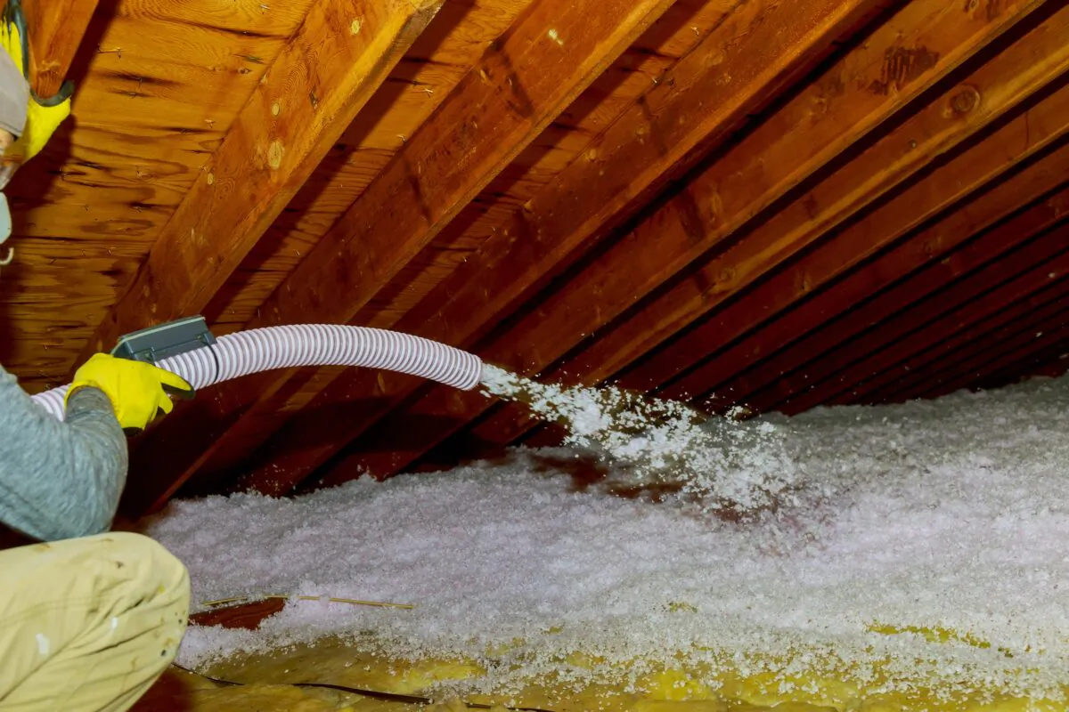 Blown-in insulation is an easy method for insulating an attic. (Dreamstime/TNS)
