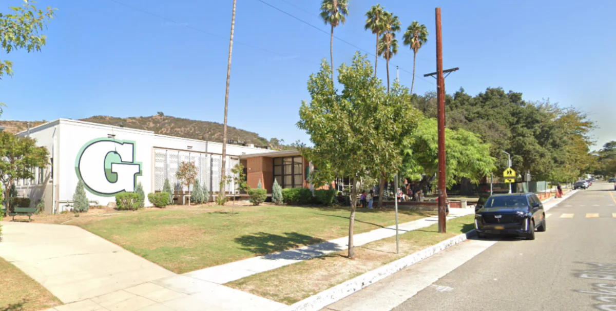 Glenoaks Elementary School in Glendale, Calif., in September 2022. (Screenshot via Google Maps) 