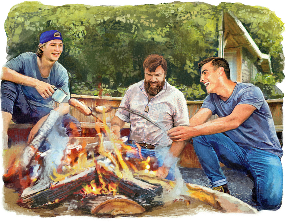 NextImg:Fathers and Sons Connect in Farm Homesteading Program