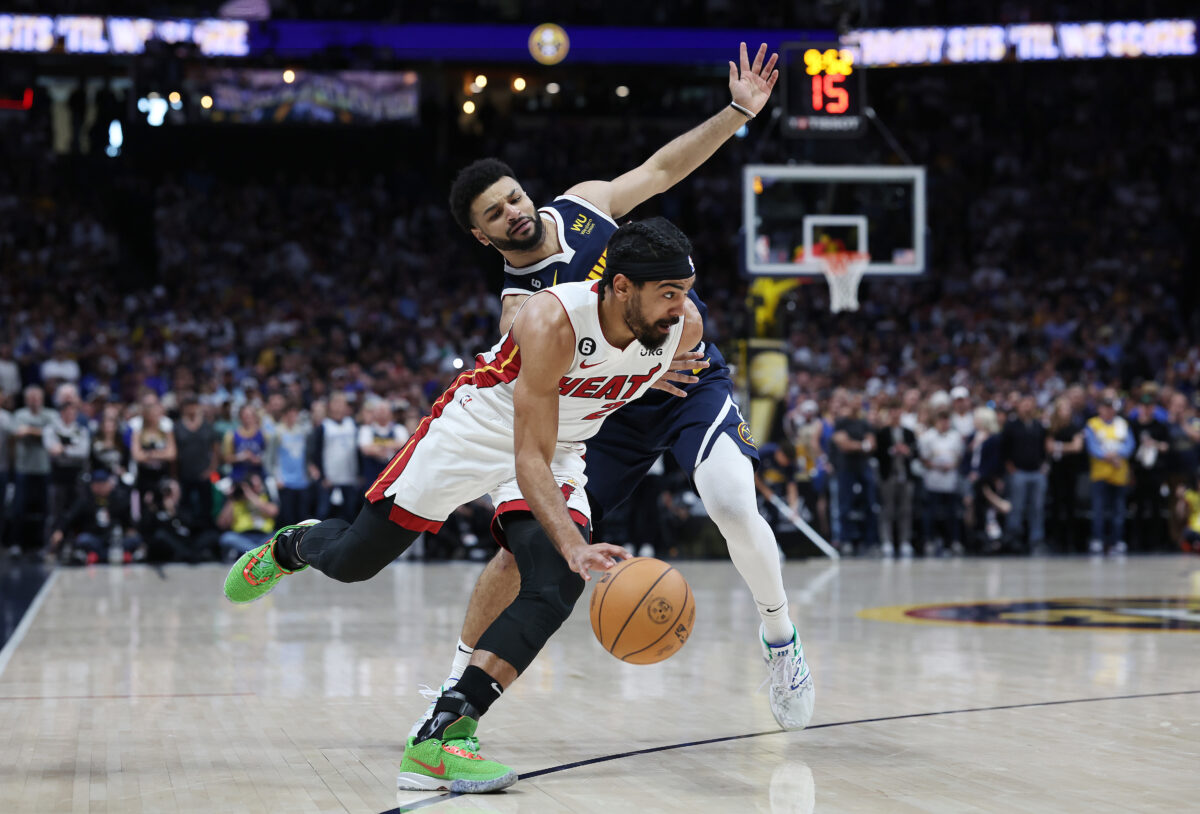 NextImg:Series Tied: Heat Roar Back in the 4th Quarter, Beat Nuggets 111–108 in Game 2 of NBA Finals