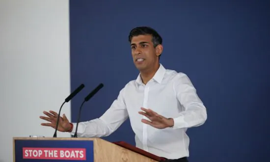 Rishi Sunak Says Illegal Immigrants Taking Advantage of Britain’s ‘Generosity of Spirit’