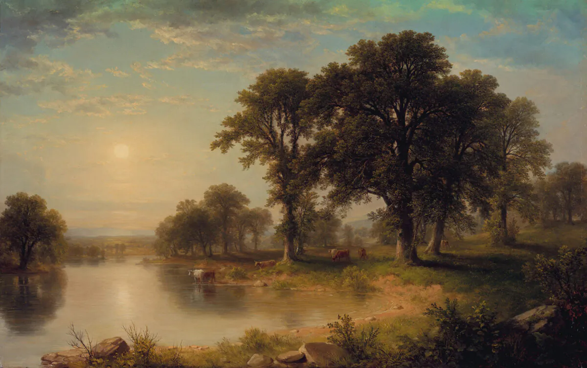 "Summer Afternoon," 1865, by Asher Brown Durand. Oil on canvas. Metropolitan Museum of Art, New York City. (Public Domain)
