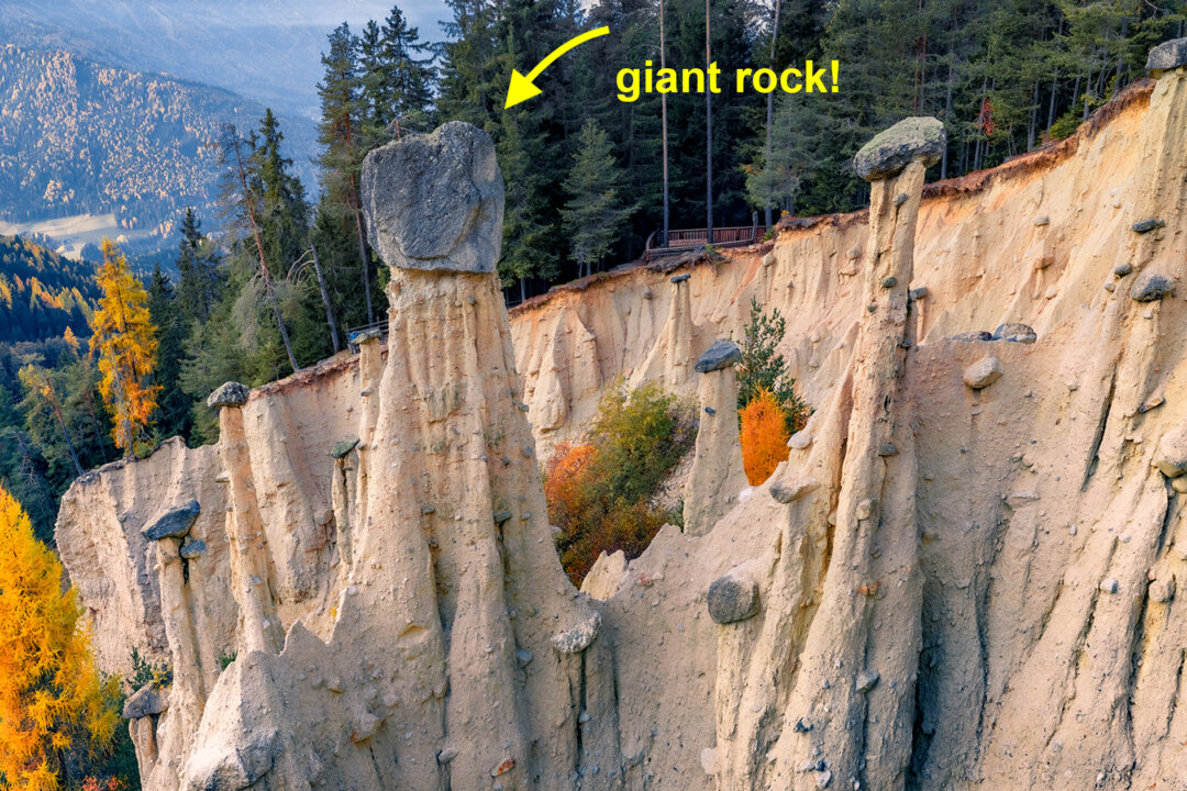Weird Pyramix Bizarre and Beautiful: These Strange ‘Earth Pyramids’ Have Giant Rocks ...