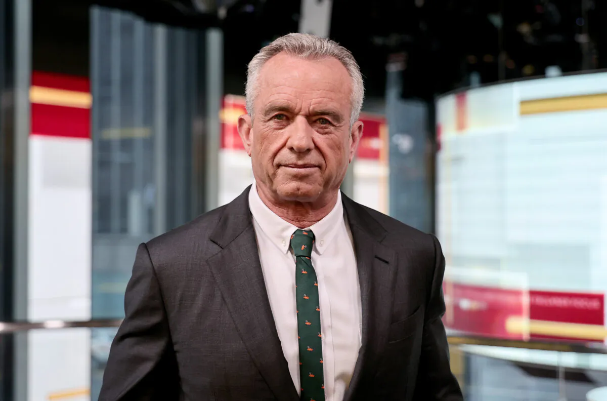 Robert F. Kennedy Jr. visits "The Faulkner Focus" at Fox News Channel Studios in New York City on June 2, 2023. (Jamie McCarthy/Getty Images)