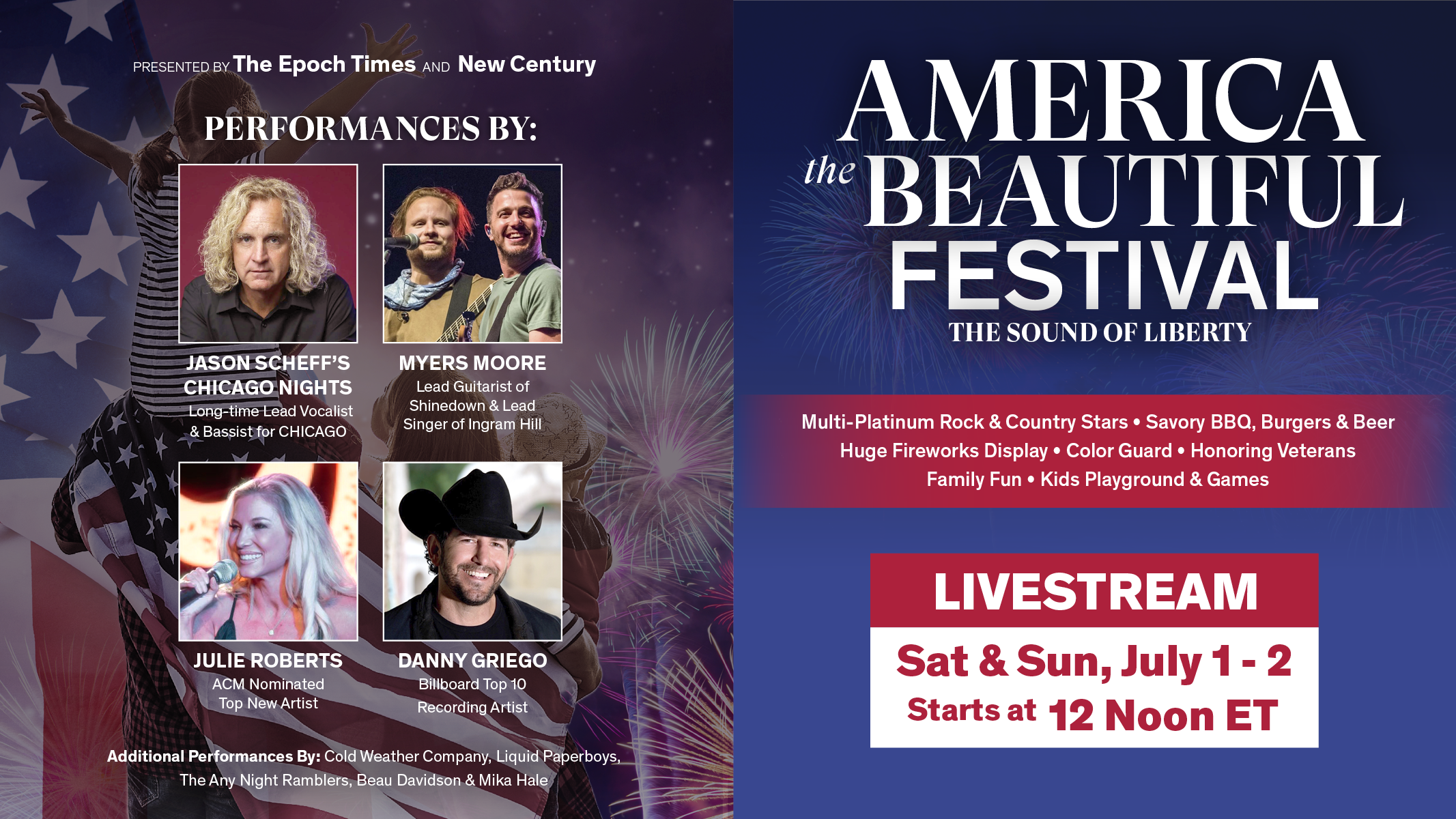 LIVE July 1, 12 PM ET: America the Beautiful Festival: A Celebration of Independence Day and Beautiful Heritage - Vimarsana News
