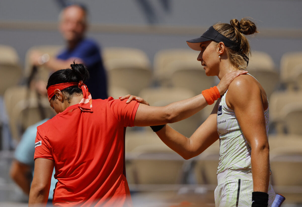 NextImg:Jabeur's Grand Slam Dream in Tatters After Loss to Haddad Maia