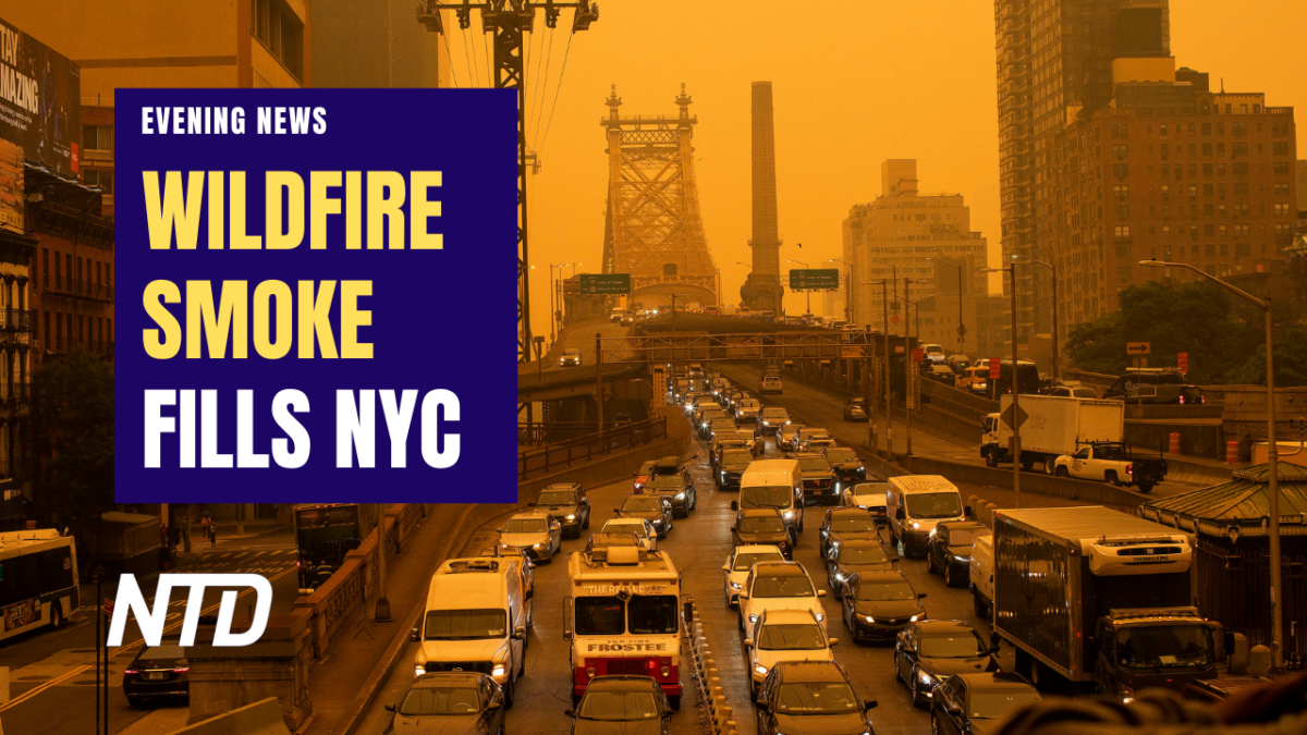 NextImg:NTD Evening News (June 7): NYC Skies Darken From Canadian Wildfire Smoke, Air Worst in the World; Pence Kicks Off 2024 Campaign