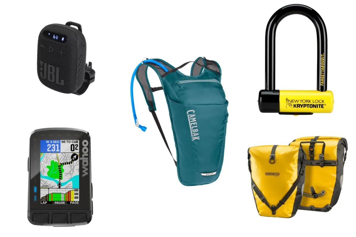 (Courtesy of Kyptonite, JBL, Ortleib, Wahoo Fitness, Camelback)