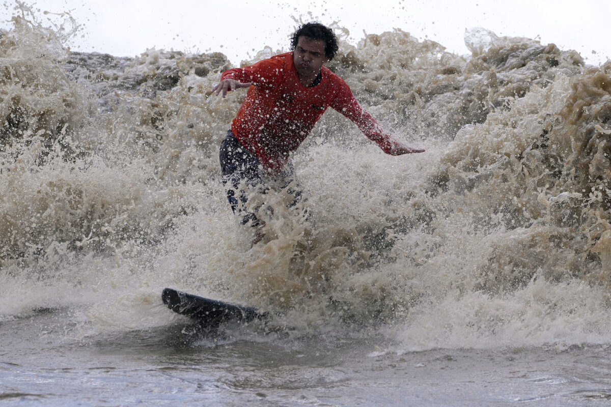 Surfers at Amazon's Mouth Ride Some of World's Longest-Lasting Waves