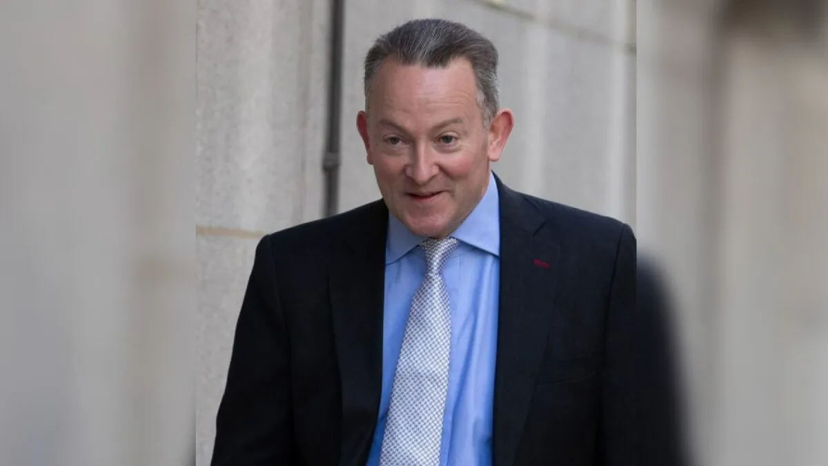 Jonathan Nuttall arrives for his trial at the Old Bailey in London on May 24, 2023. (PA)