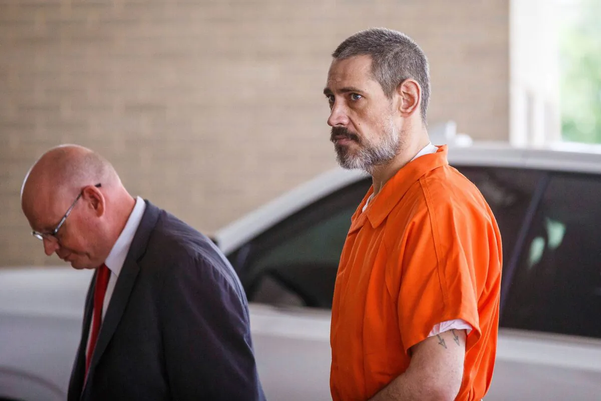 Casey White arrives at the Lauderdale County Courthouse for a sentence hearing in Florence, Ala., on June 8 2023. (Dan Busey/The TimesDaily via AP)