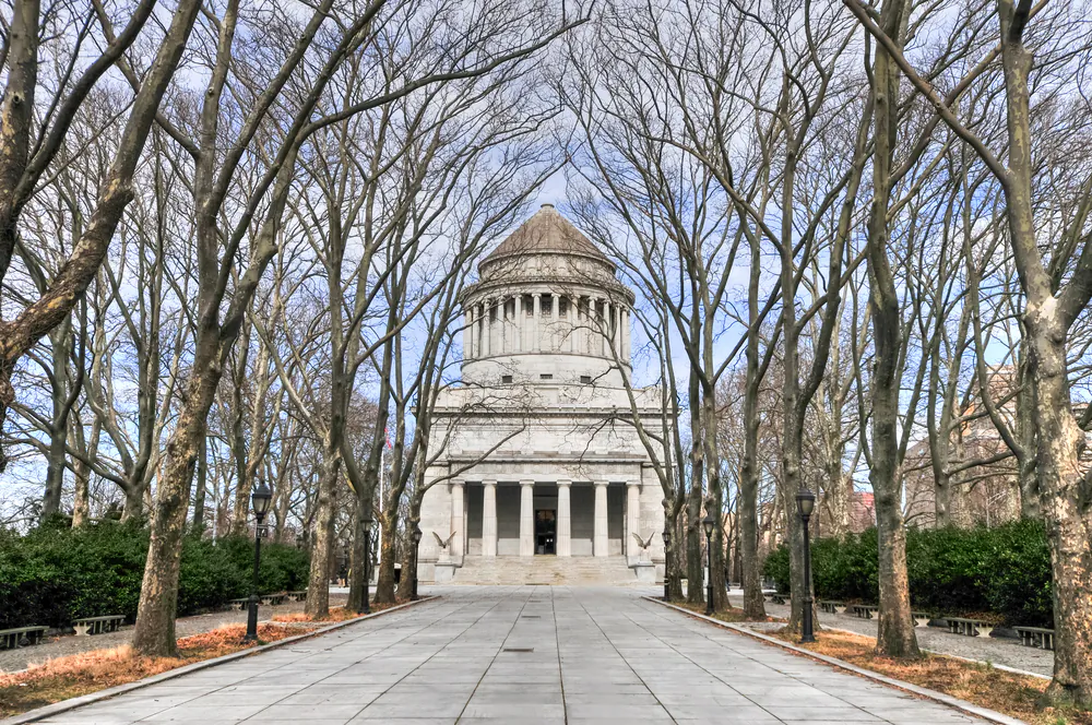 The General Grant National Memorial, also known as Grant's Tomb, is the final resting place for America's 18th president in Manhattan, New York City. (Felix Lipov/Shutterstock)