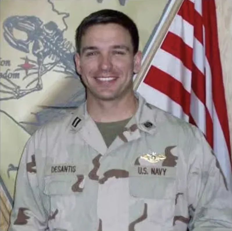 Lt. Ron DeSantis served as legal advisor to SEAL Team One in Iraq, including during the Battle of Fallujah in 2007, earning a Bronze Star for meritorious service. (DeSantis 2018 Campaign for Governor)