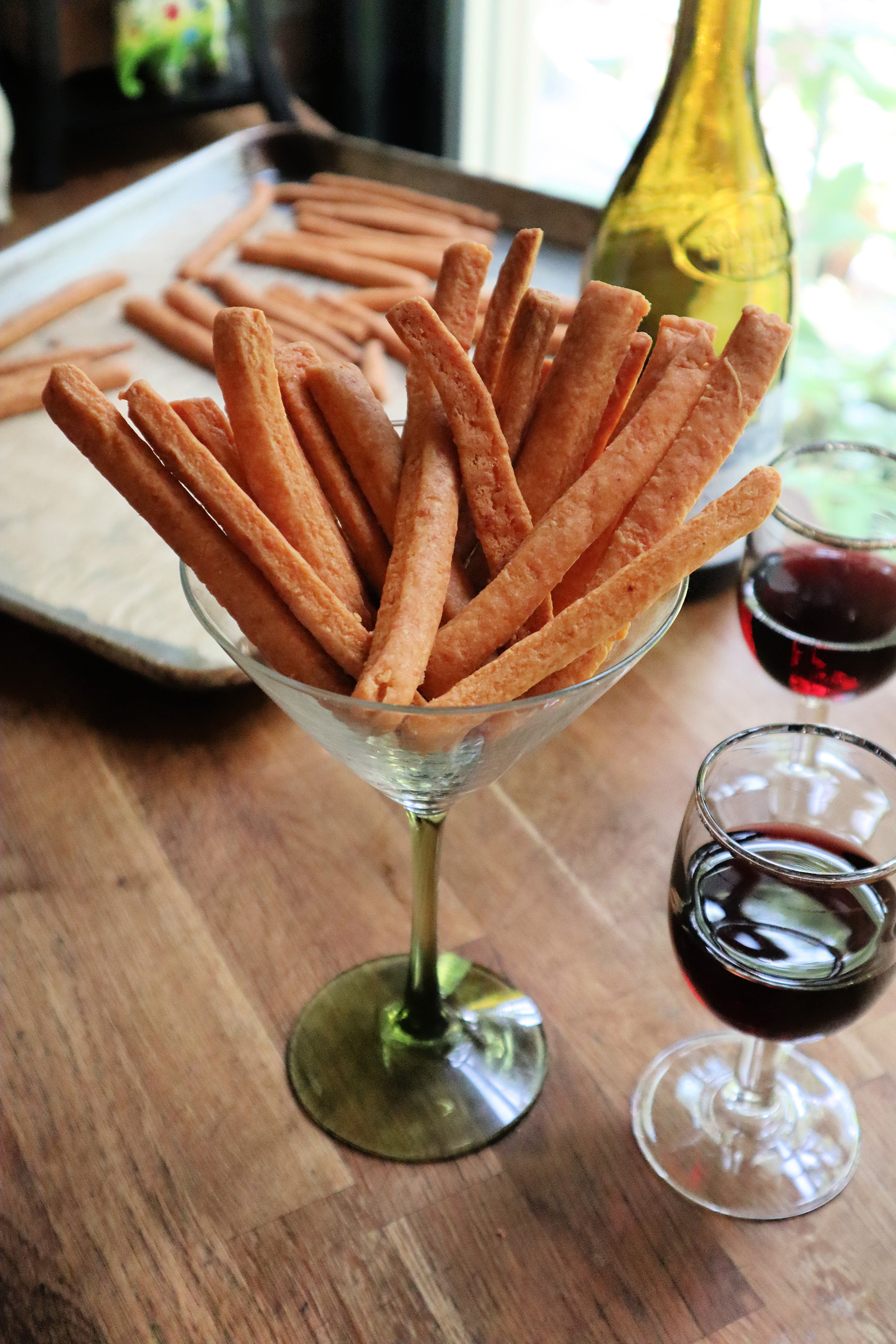 Rich and savory cheese straws