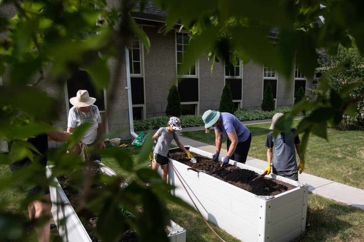 'Part of Something Bigger:' Kids Help at Community Garden, Raise Money for Food Bank