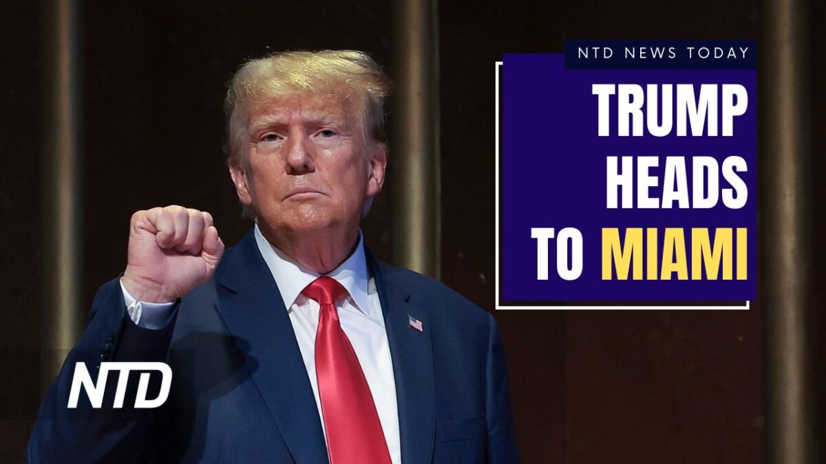 NTD News Today (June 12): Trump Heads to Miami for Arraignment; Nude Female Spa Must Admit Biological Men, Judge Rules