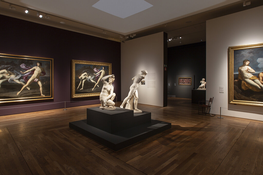 A room in the "Guido Reni" exhibition at the Prado Museum, Madrid. (Courtesy of the Prado Museum)