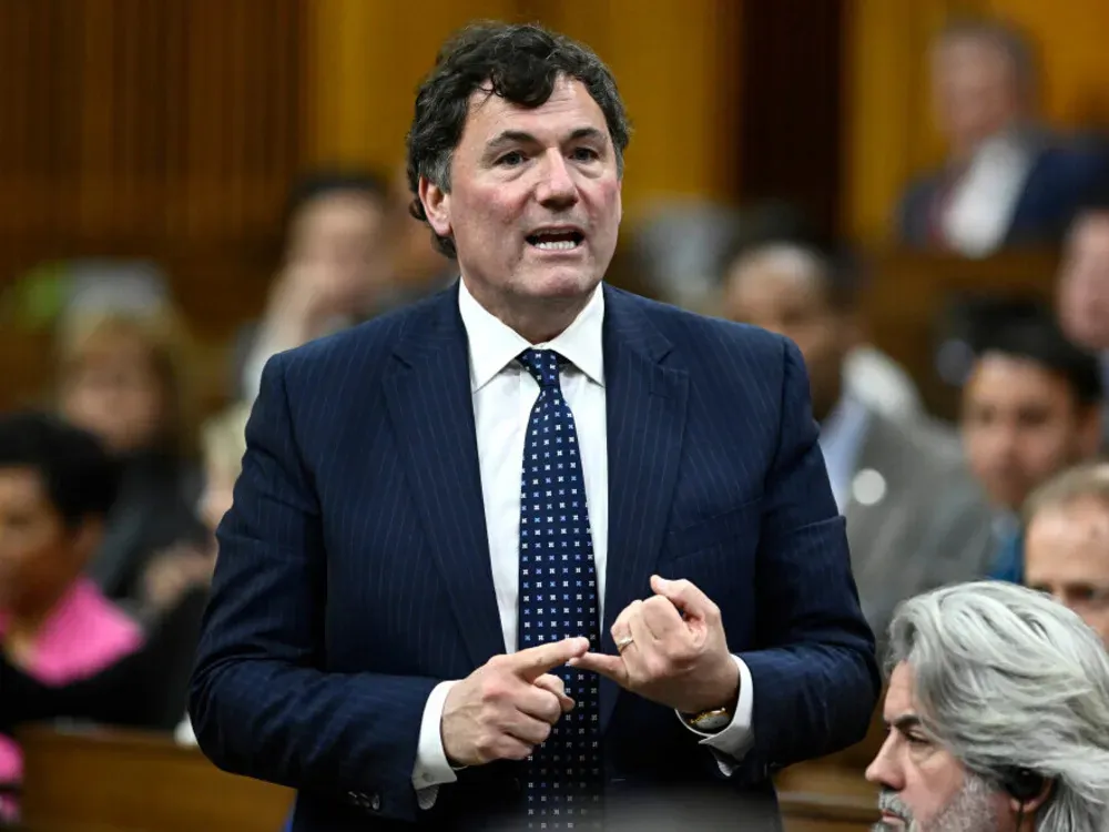 Intergovernmental Affairs Minister Dominic LeBlanc rises during question period in the House of Commons on Parliament Hill in Ottawa on June 12, 2023. (The Canadian Press/Sean Kilpatrick)
