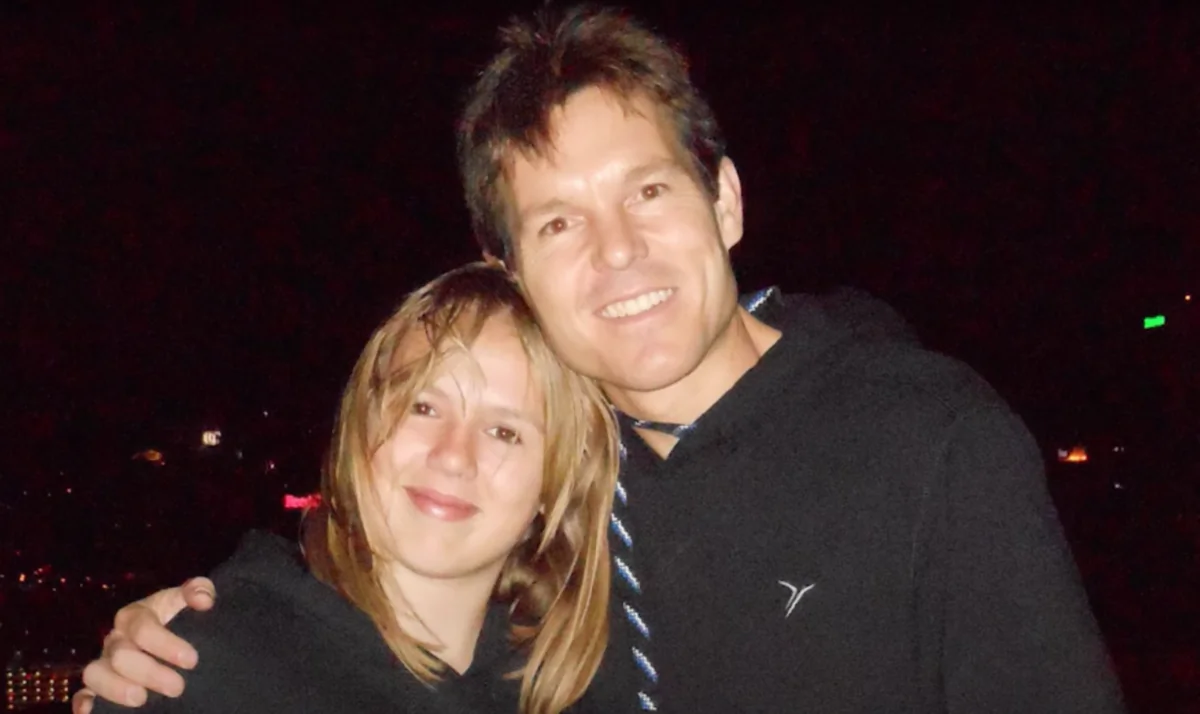 Los Angeles resident Matt Capelouto and his daughter Alexandra, who died from fentanyl poisoning two days before Christmas in 2019 at the age of 20. (Screenshot via YouTube/Matt Capelouto)