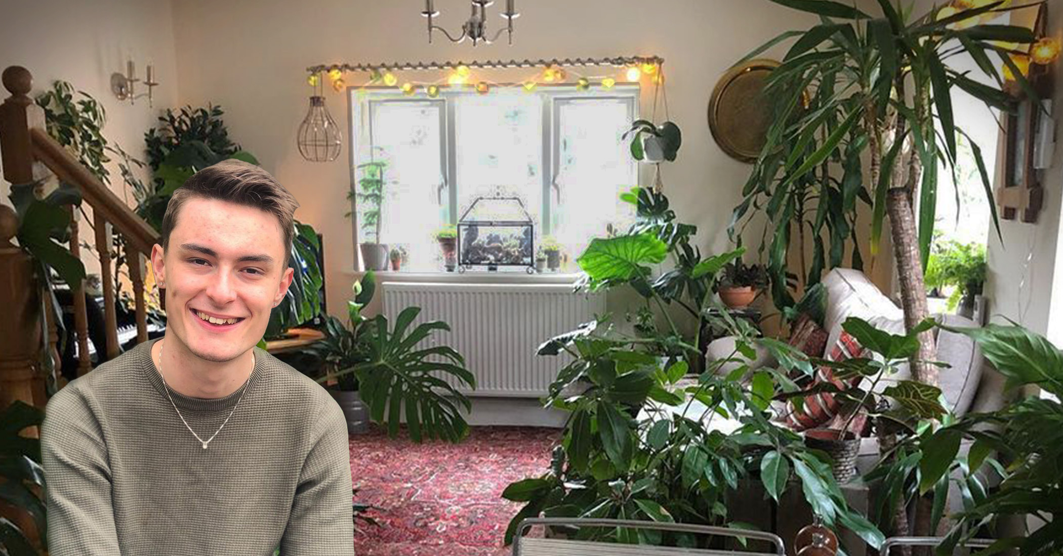 Young man fills his one-bedroom home with 1,400 plants: ‘It takes my mind off overthinking’