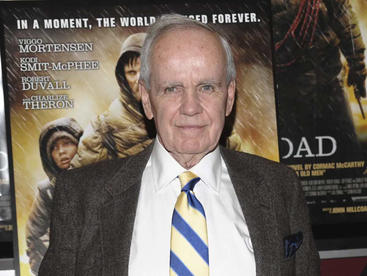 Author Cormac McCarthy attends the premiere of "The Road" in New York on Nov. 16, 2009. (Evan Agostini/AP Photo, File)