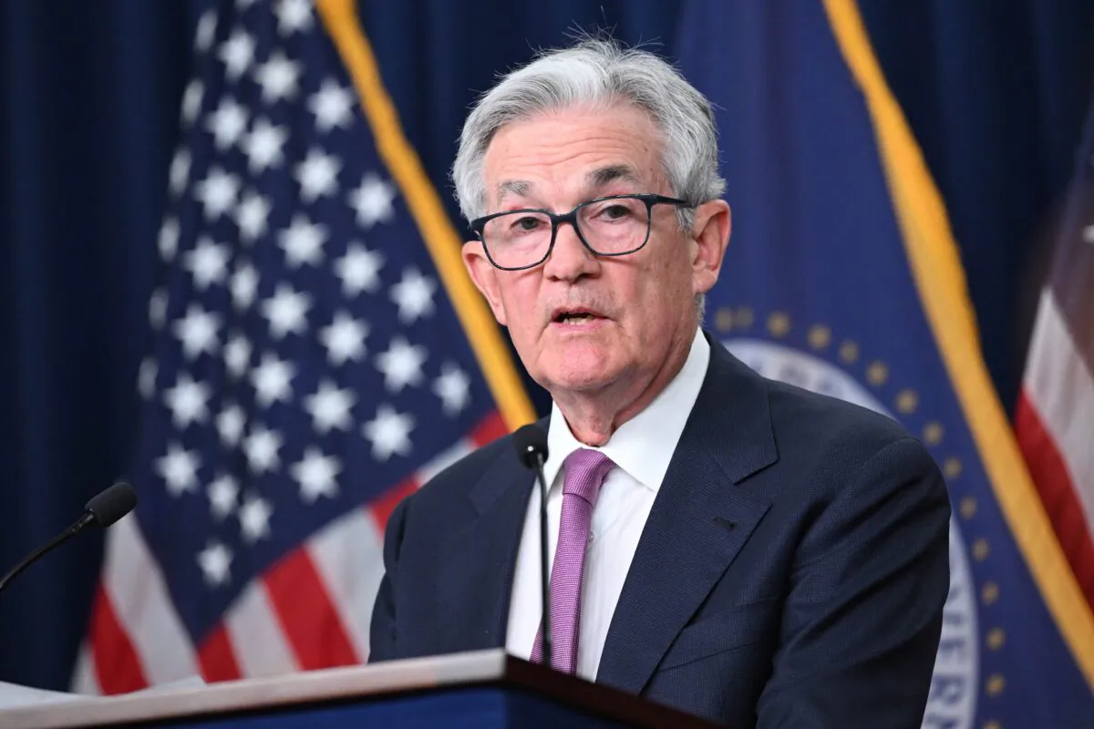 Federal Reserve Chairman Jerome Powell speaks during a press conference in Washington on June 14, 2023. (Mandel Ngan/AFP via Getty Images)